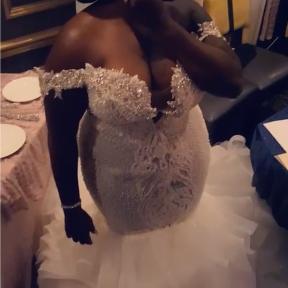 Wedding Dress for Top tier designer ESE AZENABOR/ - Picture 5 of 6